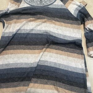 Striped Long Sleeve Top